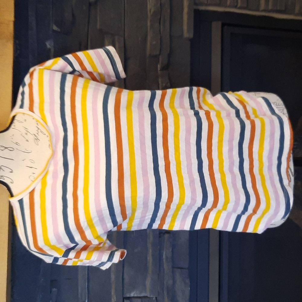 Madewell medium colorful striped tee shirt